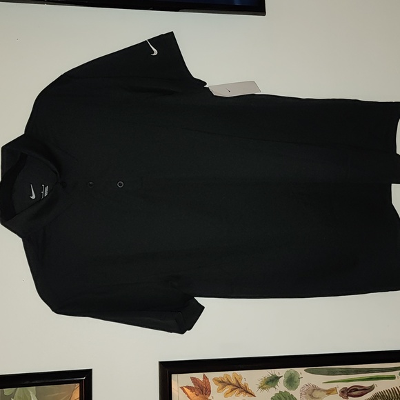 Nike Men's Black Polo Shirt Medium - Picture 1 of 5